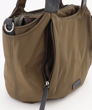 Y'SACCS ふんわりラウンド2WAYトート Sサイズ カーキ