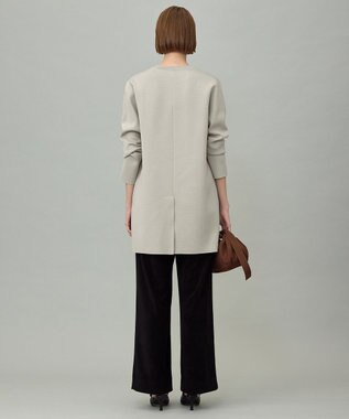 ICB L 【洗える】 アセテートミラノ ロングカーディガン トープ系