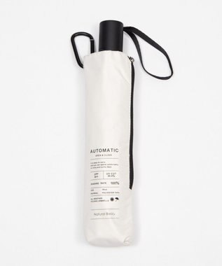 WEGO 【晴雨兼用/紫外線対策/日焼け対策】UV　58㎝メンズ折り畳み傘 ホワイトアイボリー