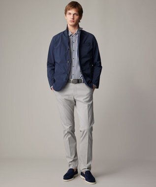 JOSEPH ABBOUD 【キングサイズ・軽量/ストレッチ/撥水】ライトワッシャーストレッチ アクティブレジャージャケット ネイビー系
