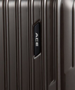 ACE BAGS & LUGGAGE 【WEB限定】ACE クレスタS スーツケース 86/101L ストッパー付き 09163 エース ブラウン