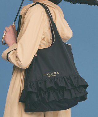 TOCCA FRILL SUBBAG サブバッグ ブラック系
