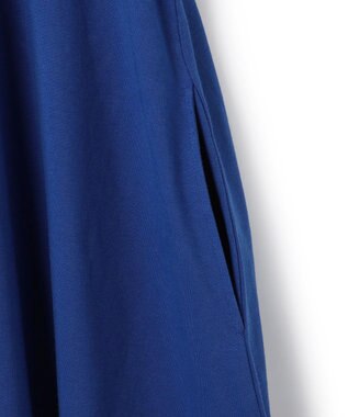 J.PRESS YORK STREET 【WOMEN】キャップスリーブAラインワンピース ブルー系
