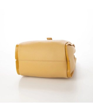 UNBILLION cachecache 3レイヤーヒネリ金具2wayトート イエロー