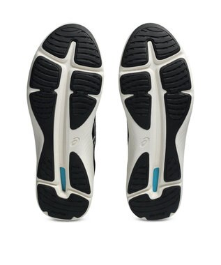 ASICS WALKING ゲルファンウォーカー メンズ 4E相当 ブラック×オフホワイト