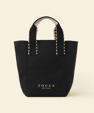 TOCCA 【WEB＆一部店舗限定】WAVES HANDLE TOTE トートバッグ ブラック系