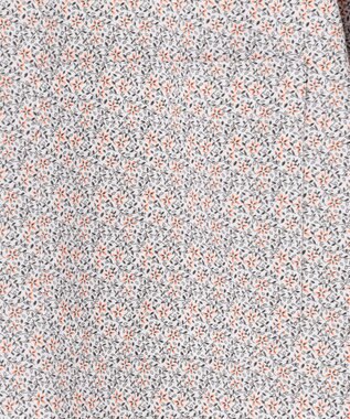 JOSEPH ABBOUD 【綿100％・ジャージー素材・ストレッチ】コンパクトジャージープリントシャツ オレンジ系5