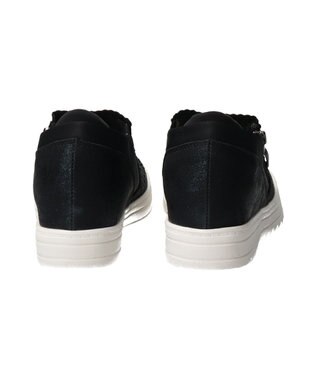 Bridget Birkin 【Round About】ラインストーンインヒールスニーカー ブラックコンビ