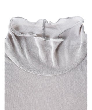 earth music&ecology シアーハイネックメロープルオーバー Gray