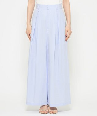 uncrave カラータイプライター ワイドパンツ サックス