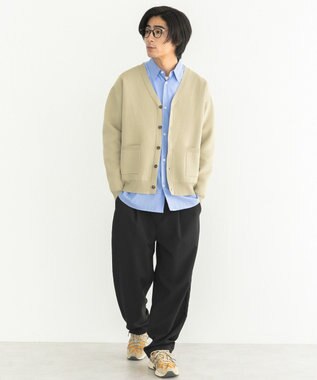 CRAFT STANDARD BOUTIQUE ウォッシャブルVネックカーディガン Beige
