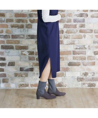 Riz raffinee <Riz raffinee> ポインテッドニットブーツ グレースエード