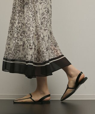 GRACE CONTINENTAL ドロストティアードフレアワンピース キナリ