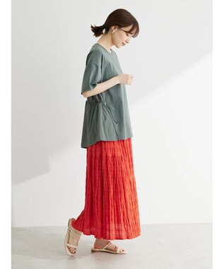 Green Parks 脇ドロストドッキングプルオーバー Khaki