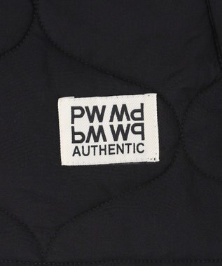 PW CIRCULUS 【撥水加工 / ストレッチ】【MEN】キルティング中綿ベスト ゴルフ ブラック系