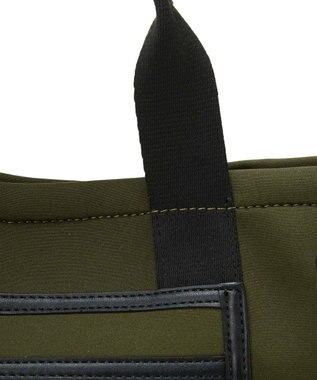 TOPKAPI 【新色追加】【TREASURE TOPKAPI】ネオプレン フロントポケット 2way ショルダー付き ミニトートバッグ カーキ