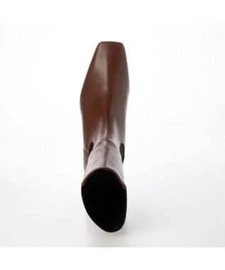 MODE ET JACOMO <MODE ET JACOMO>スクエアトゥサイドゴアブーツ ブラウン