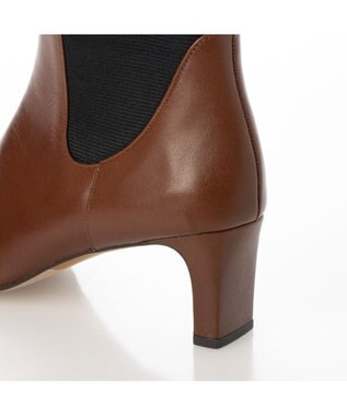 MODE ET JACOMO <MODE ET JACOMO>スクエアトゥサイドゴアブーツ ブラウン