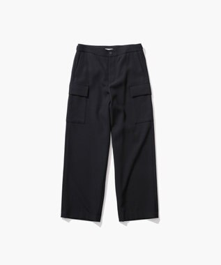 ATON BACK SATIN | フィールドカーゴパンツ - UNISEX BLACK