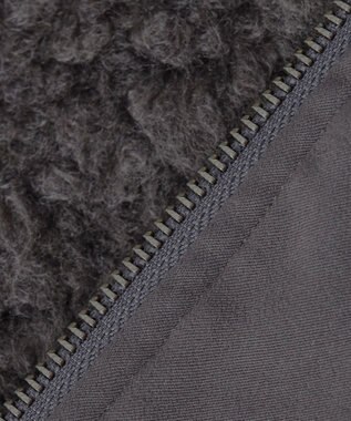 NAVE 【ReNAVE／UNISEX】プードルボア ジャケット チャコール系