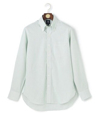 J.PRESS MEN 【WEB限定】ピンストライプシャツ/B.D グリーン系1