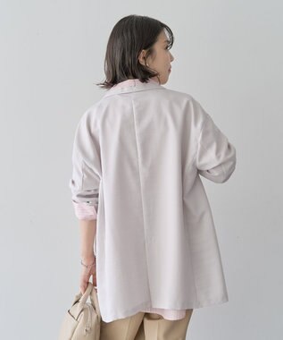 Green Parks オーバーサイズＷ釦ライトジャケット Light Gray