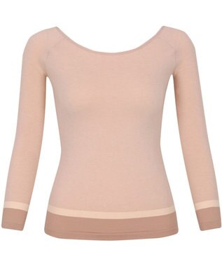 WACOAL あったかインナー よく伸びる生地 袖丈調節可能(7分袖~9分袖) 保温性(身生地) 9分袖 長袖 【360°ラクストレッチ】 レディース CLD371 /ワコール クリーム