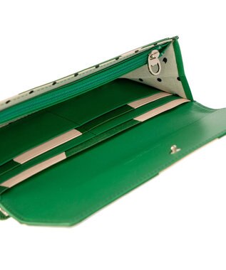 tsumori chisato CARRY ズームドット がま口 長財布 グリーン