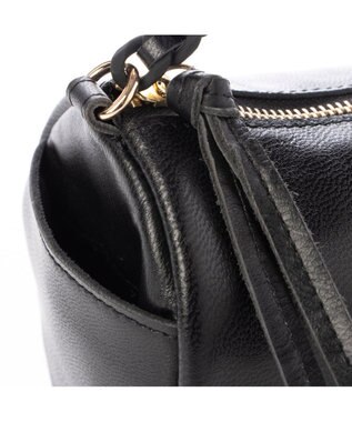 UNBILLION ペルケ perche / カラーチェーン筒形2wayショルダー ブラック