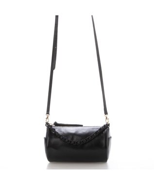 UNBILLION ペルケ perche / カラーチェーン筒形2wayショルダー ブラック