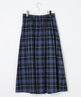 J.PRESS LADIES L 【洗える】モデレートマドラス スカート ネイビー系3