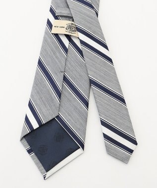 J.PRESS MEN 【LINEN MIX COLLECTION】 レジメンタル ネクタイ ネイビー系2
