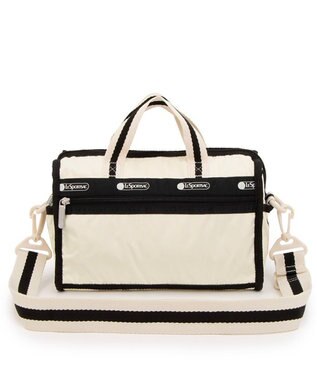 LeSportsac MINI DUFFEL CROSSBODY/スペクテイターサンドバー/ブラック スペクテイターサンドバー/ブラック