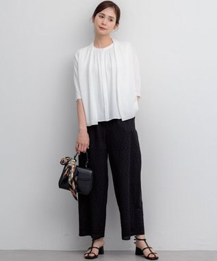 組曲 トップハンドル ハンドバッグ ブラック系