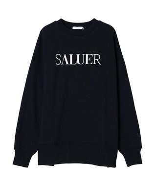 Green Parks 裏起毛ロゴプルオーバー Navy