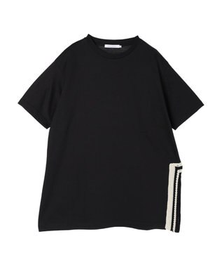AMERICAN HOLIC サイドかぎ針カットチュニック Black