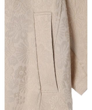 Green Parks ・ＥＬＥＮＣＡＲＥ　ＤＵＥ　ジャカードステンカラーコート Beige