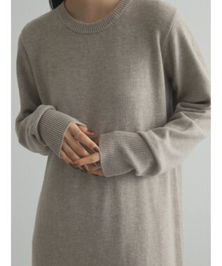 Green Parks armonia. ＳＥＴ２点ニットワンピース Beige