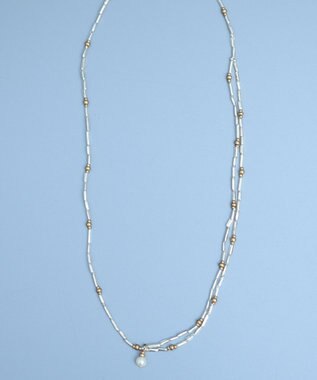 monshiro シルバーグラスネックレス(ススキネックレス)