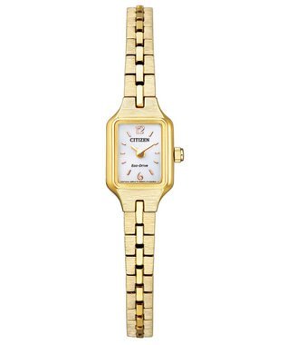 CITIZEN 【アンティークな雰囲気】小さくて可愛い 上品なアクセサリーにも 電池交換不要 イエローゴールド イエローゴールド