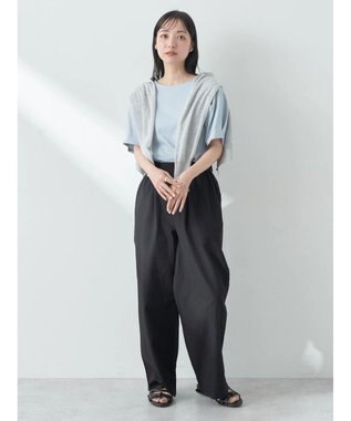 earth music&ecology シアークルーカーディガン Gray Mixture