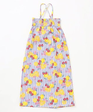 ANY KIDS 3WAY ロング丈 浴衣 セット フルーツ×ストライプ