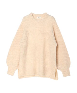 earth music&ecology フワフワＭＩＸヤーンチュニック Light Beige