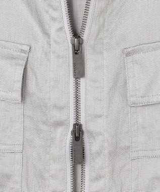 JOSEPH HOMME ストレッチマイヤー　フードブルゾン ライトグレー系