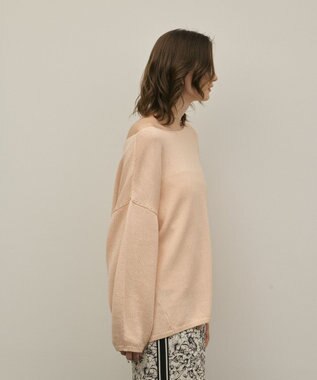 GRACE CONTINENTAL ルーズニットトップ ピンク
