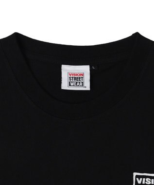 WEGO 【ユニセックス着用ITEM】別注VISIONゴーストスケータープリントT（LS） ブラック