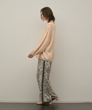 GRACE CONTINENTAL ルーズニットトップ ピンク