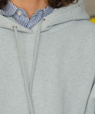 WEGO 【ユニセックス着用ITEM/MLXLサイズ展開/新色追加/裏起毛】スウェットプルパーカー 杢グレー