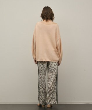 GRACE CONTINENTAL ルーズニットトップ ピンク