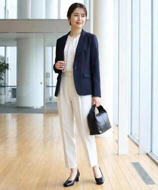 Pointer 【5cmヒール/3E】日本製 スクエアトゥパンプス ブラック